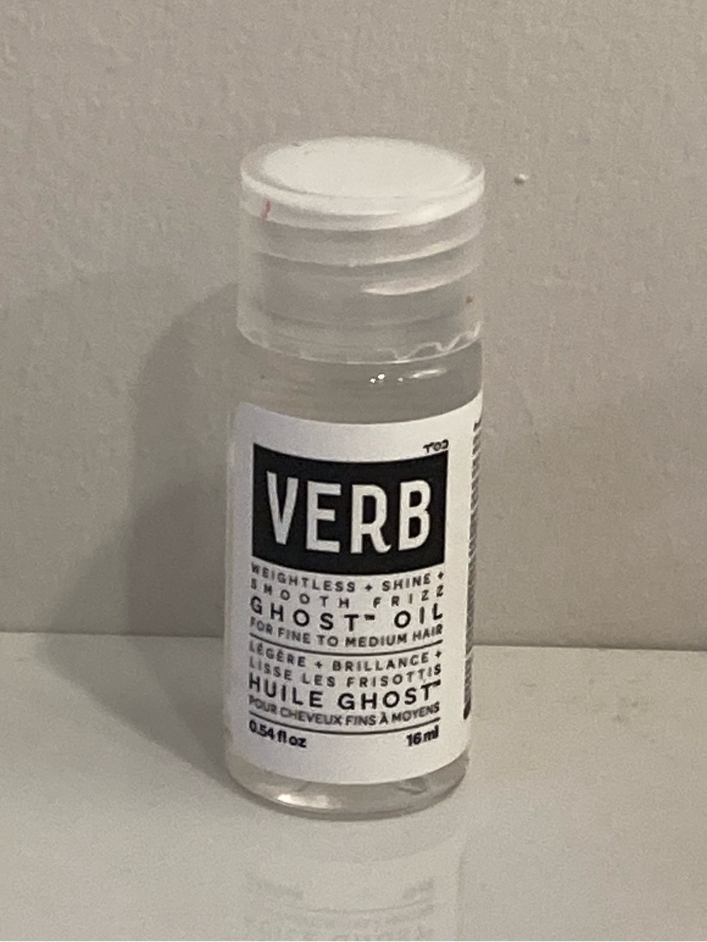 VERB Ghost Oil Weightless Shine Smooths Frizz 16ml Travel Size
